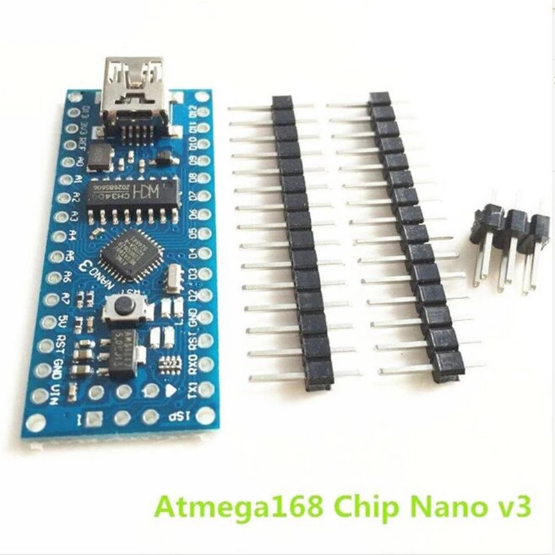 Microcontrollore 5V Mini USB 16M Nano V3.0 ATmega328 CH340 Per - Foto 6