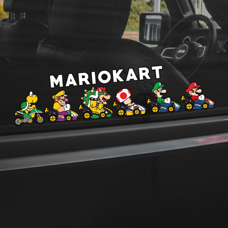 Waterproof Cartoon Car Scratch Sticker Motorcycle Decorative Reflective ...