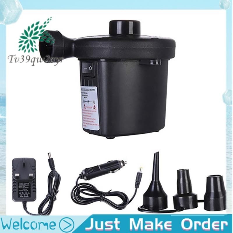 【tv39qw2oyr】electric Air Pump Air Mattress Pump For Inflatables Portable Quick And Easy Inflator 8784