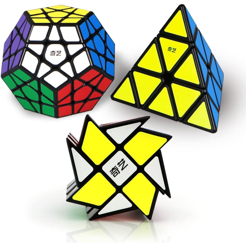 Speed Cube Set, Pyramid Dodecahedron Windmill Cube - Magic Puzzle Cubes ...