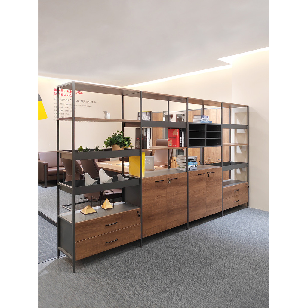 Partition Office File Cabinet Floor-standing Storage Cabinet Office ...