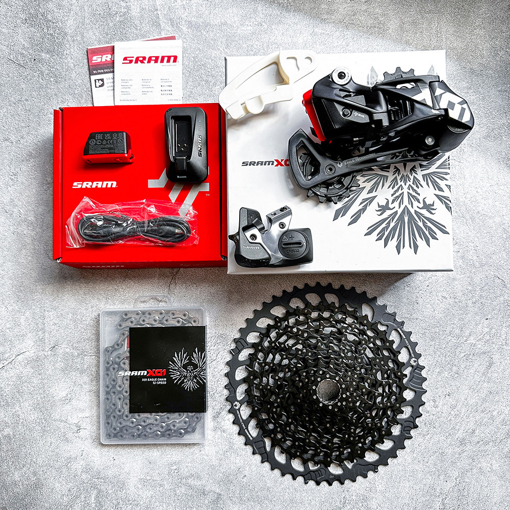 SRAM X01 Eagle AXS Rocker Paddle Upgrade Kit 1x12 Speed MTB Bike Groupset Rear Derailleur GX Cassette X01 Chain AXS Battary Shopee Singapore