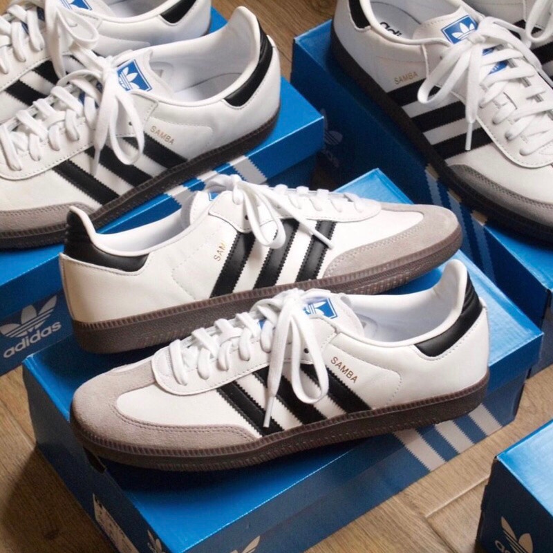 HITAM PUTIH Limited Opportunity Adidas Samba OG Black White Official ...