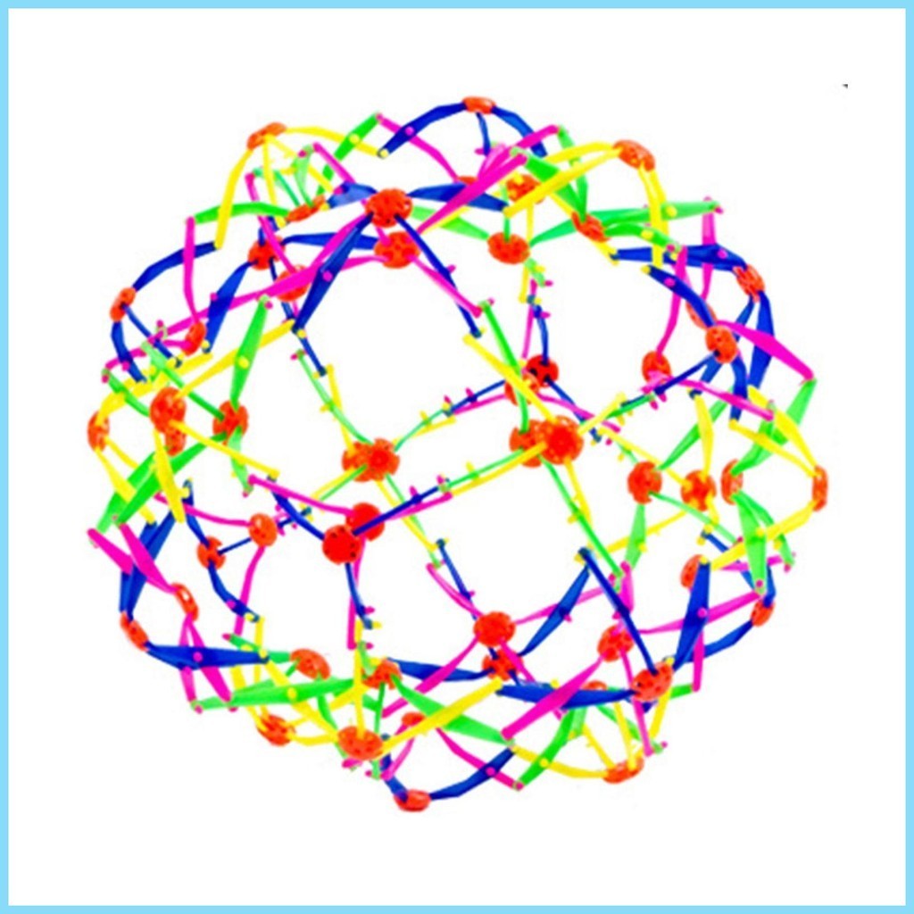 Hoberman Sphere in the Dark Breathing Ball Toy Sphere for