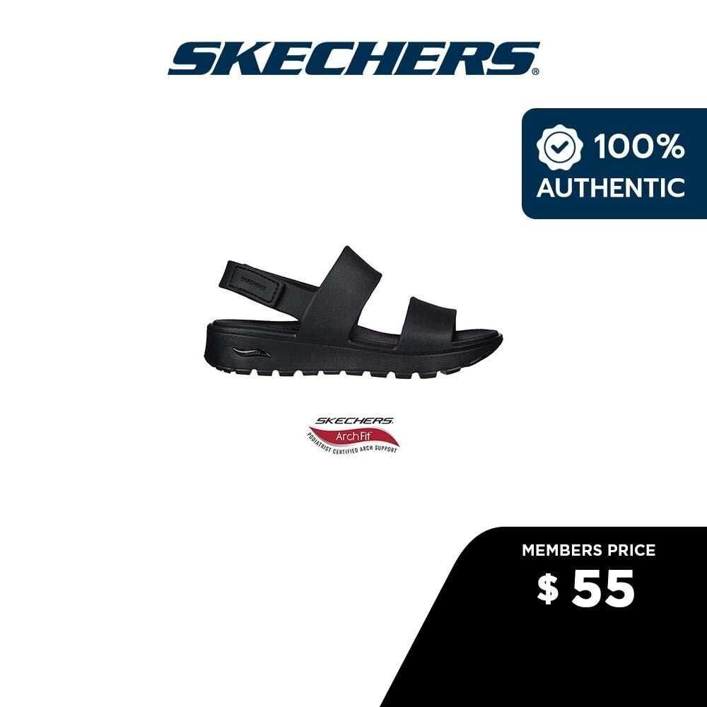 skechers sandals luxe foam