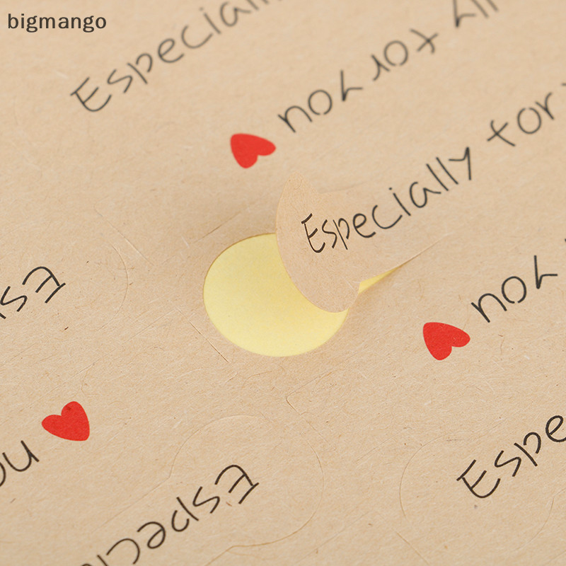 bigmango 100Pcs Especially for You Kraft Paper Sticker Scrapbooking ...