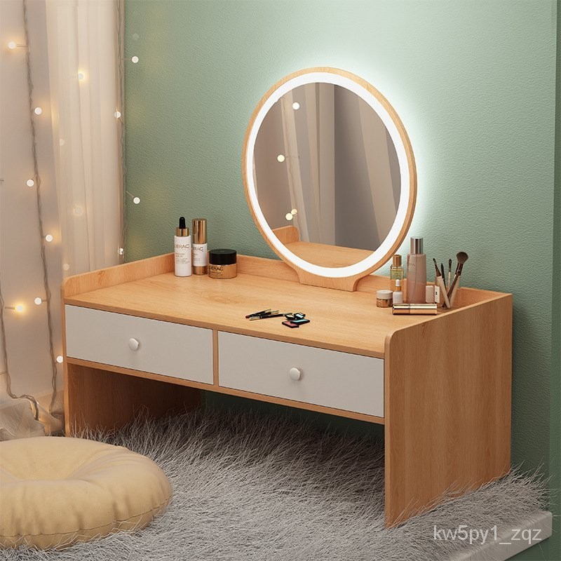 Bay Window Dressing Table Bedroom Small Simple Sitting Floor Makeup ...