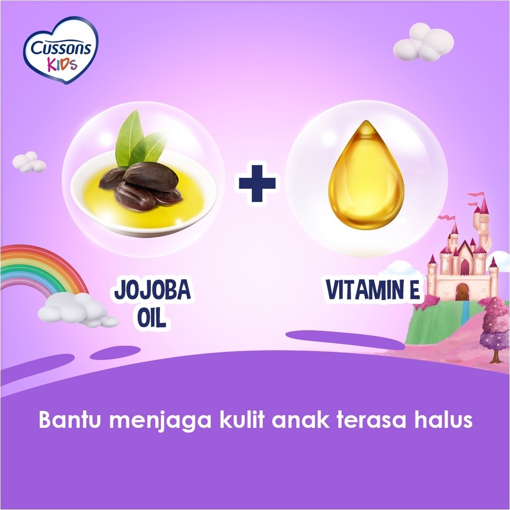 Cussons Kids Body Wash Unicorn Active & Nourish - Sabun Mandi Anak / Merah Jingga Official - Gambar 3