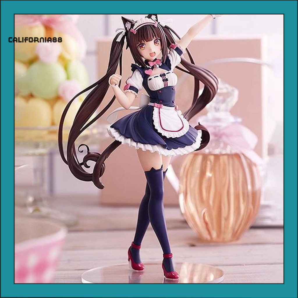 [CF] 20cm Nekopara Figure High Simulation Birthday Gift PVC Maid Outfit ...