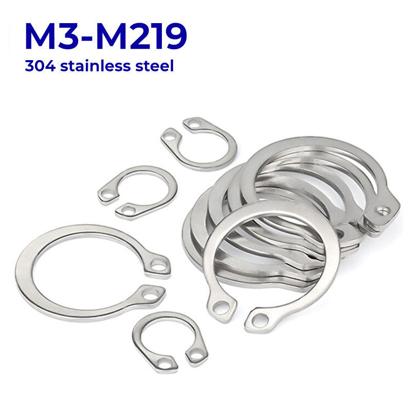 304 Stainless Steel C Type External Circlip M3 M4 M5 M6 M7 M8 M10 M11 ...