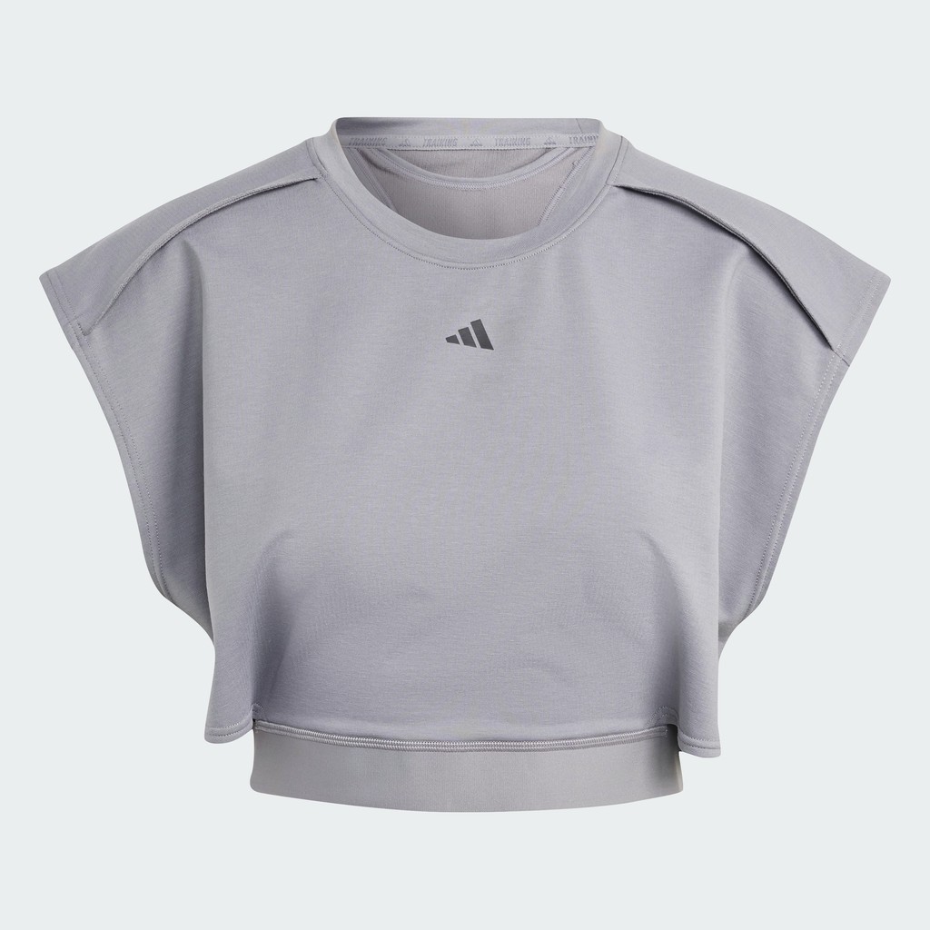 White adidas hot sale crop top