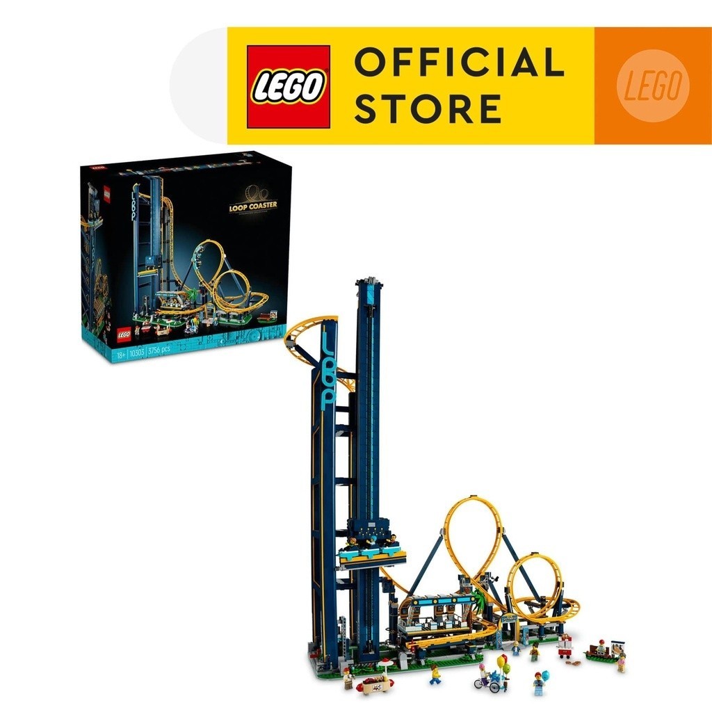 LEGO Icons 10303 Loop Coaster Building Kit 3 756 Pieces Building