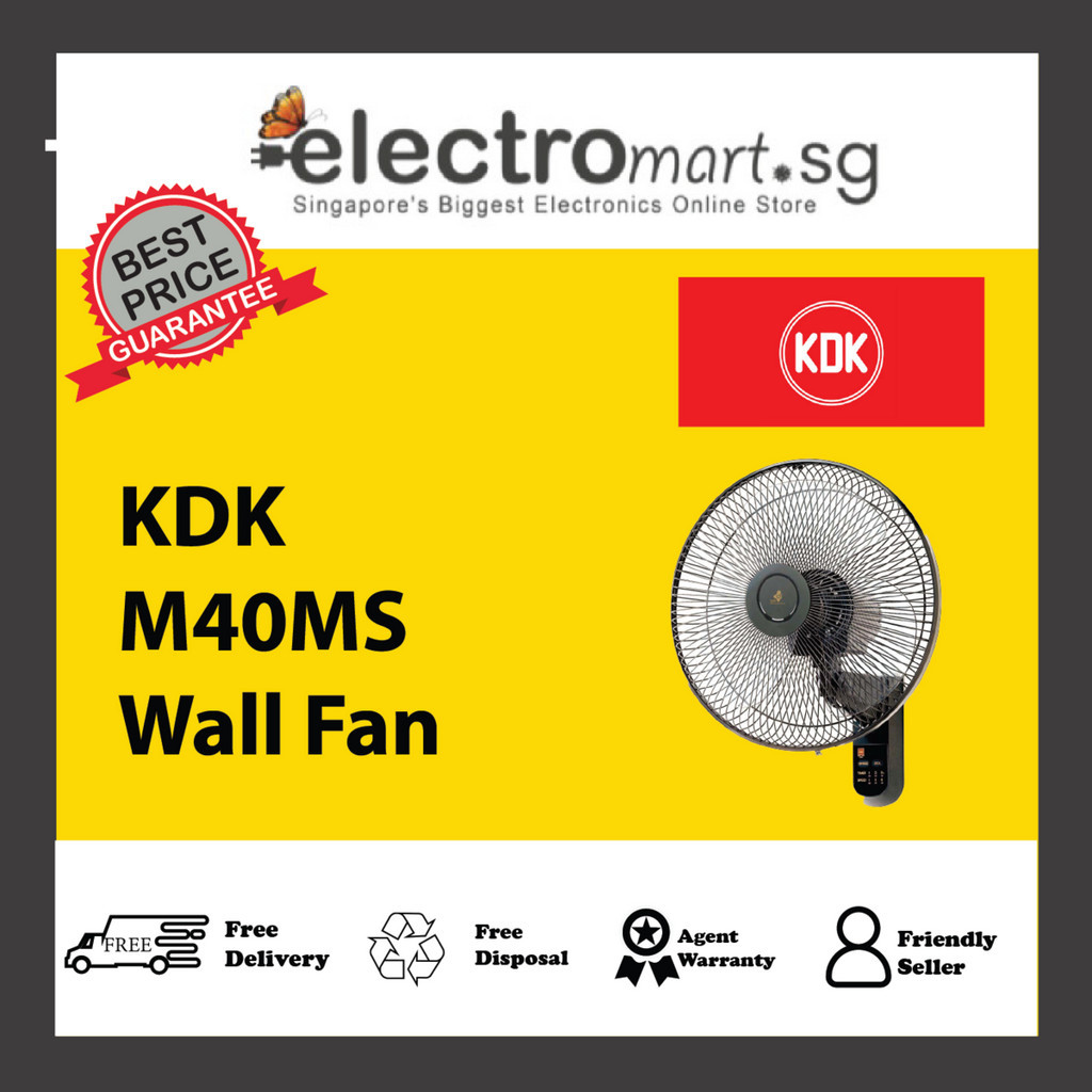 KDK M40MS Wall Fan | Shopee Singapore