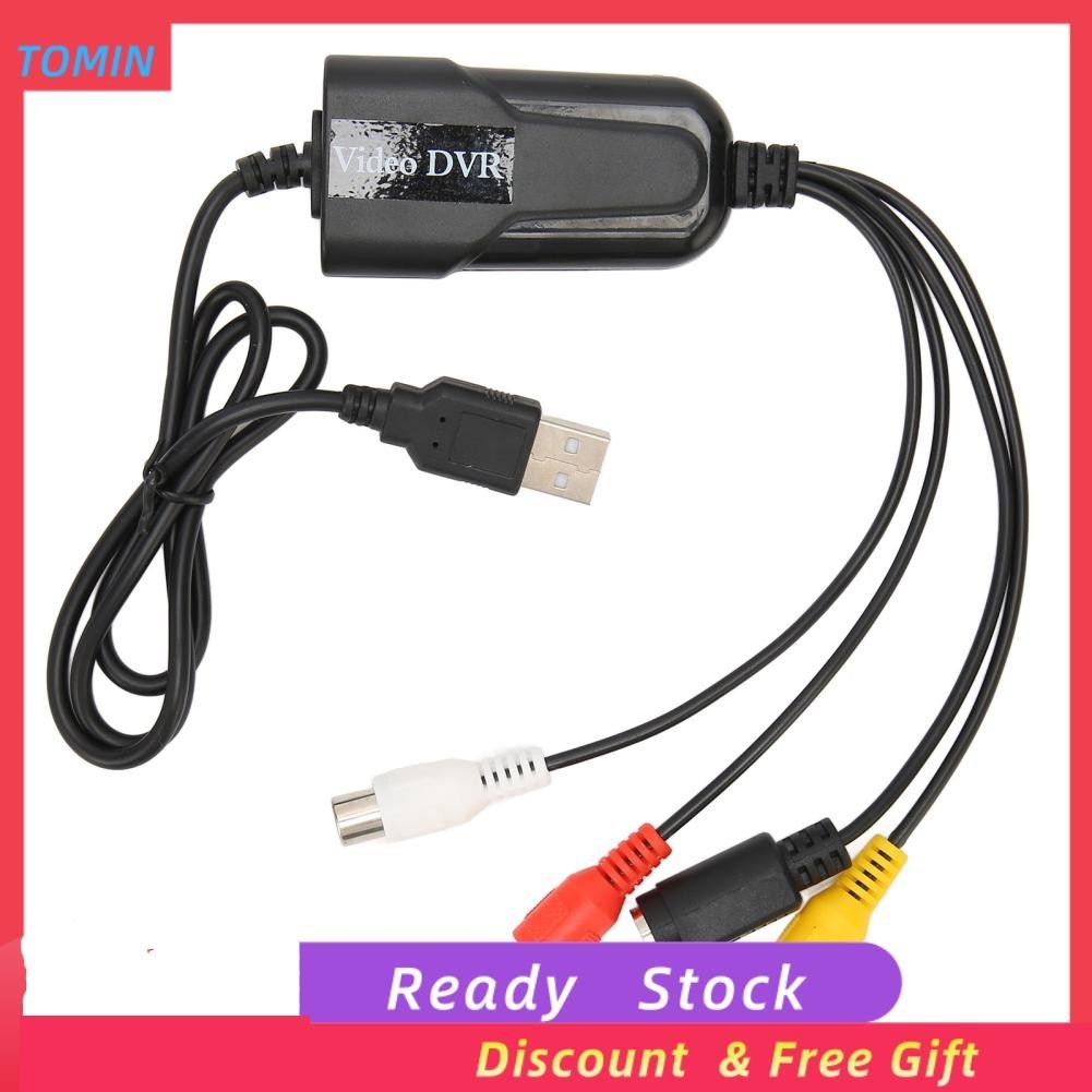 Tominihouse Video Capture Card Device RCA To USB Sound Converter Multi
