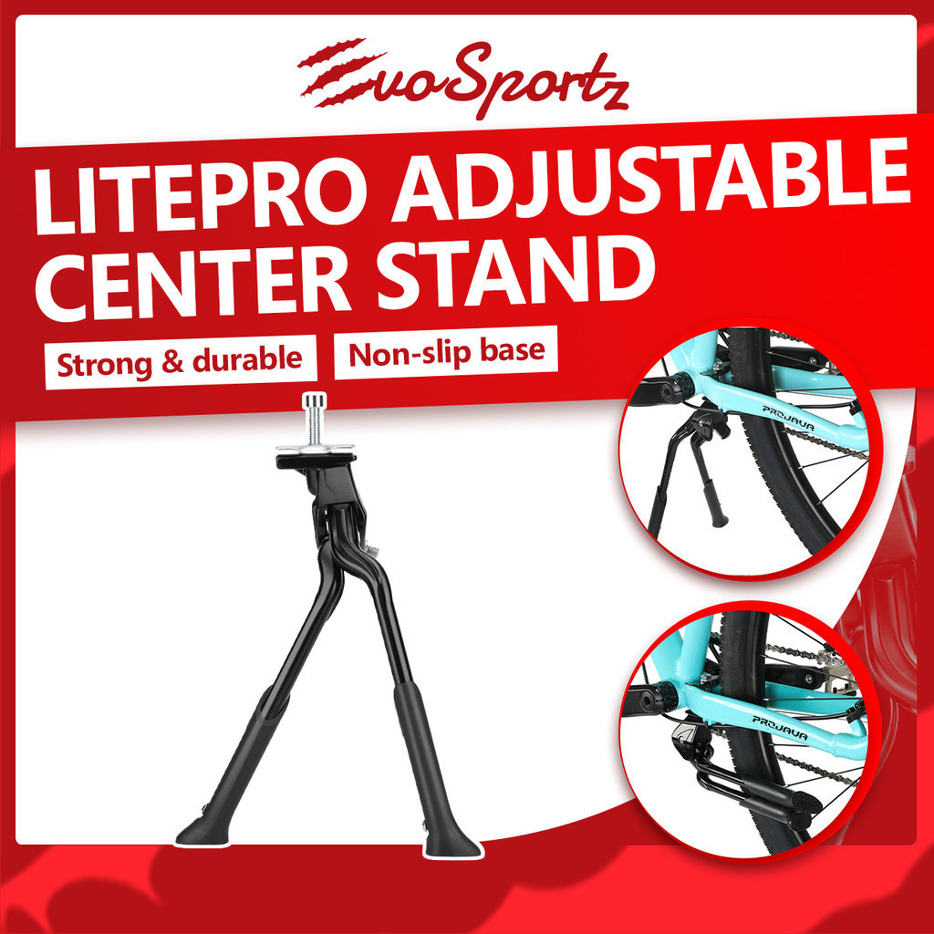 Litepro Adjustable Center Stand | Bike Center Mounted Frame A Double ...