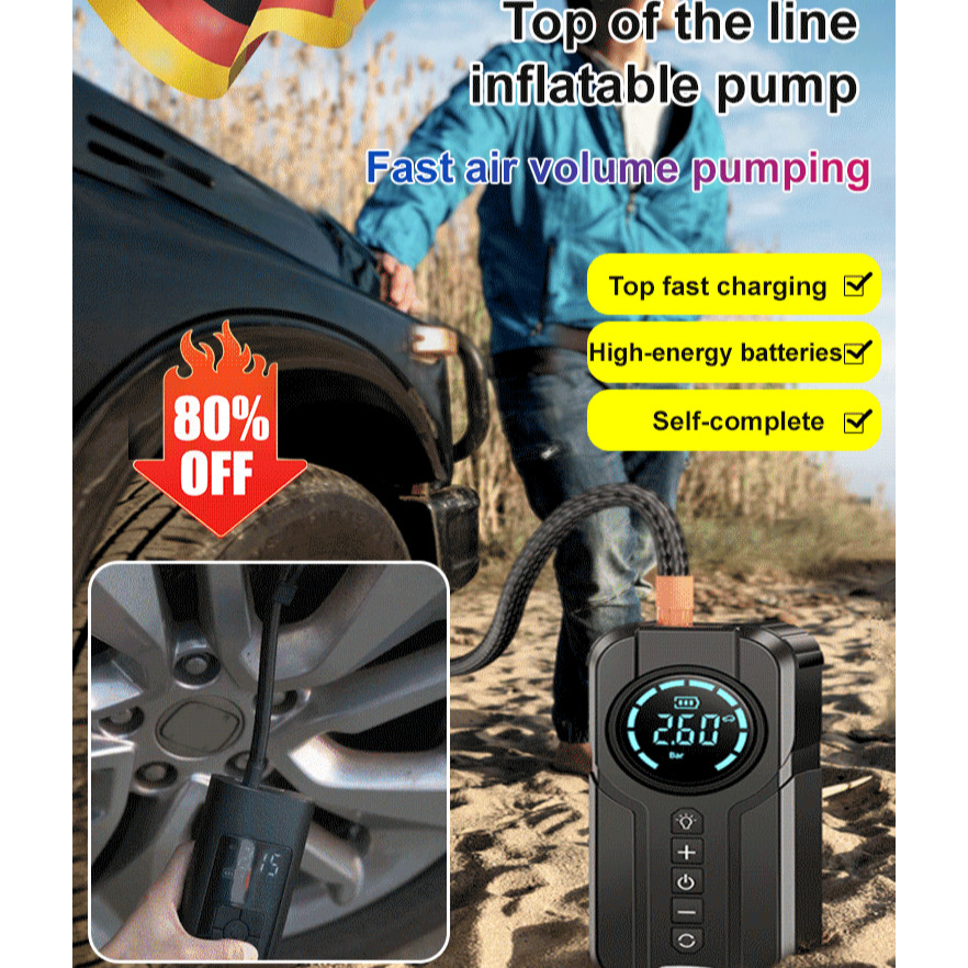 【HOT SALE】[New upgrade of technology,Portable Car Tire Universal Rapid ...
