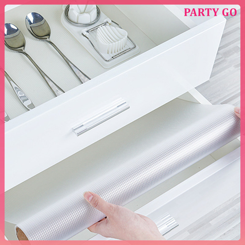 uiran Oil Resistant Mat Cupboard Mats Shelf Liner Clear