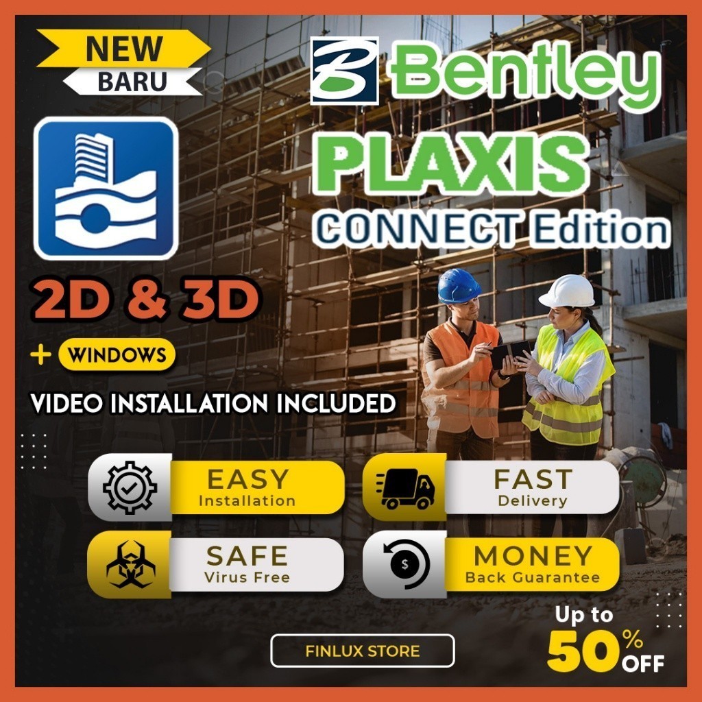 Bentley PLAXIS 2D / 3D CONNECT Edition V22 Latest Lifetime For Windows ...