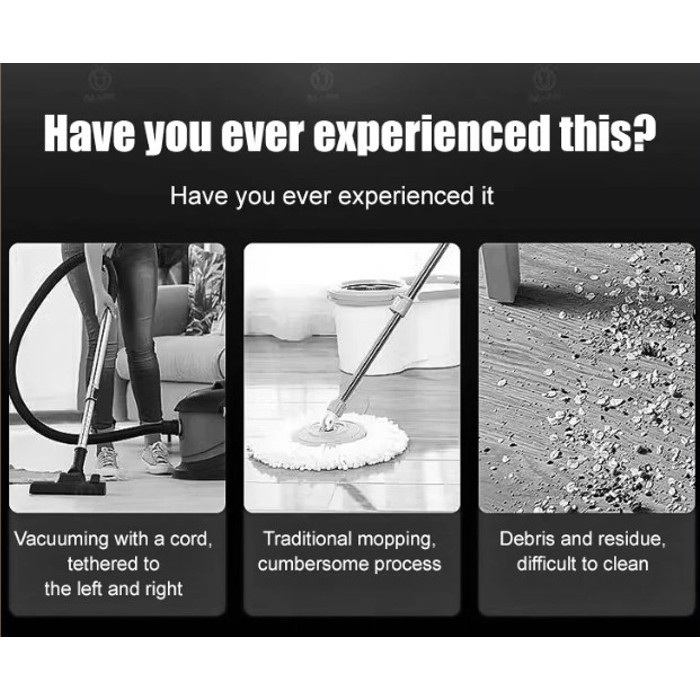 Handheld vacuum and mop product gallery view
