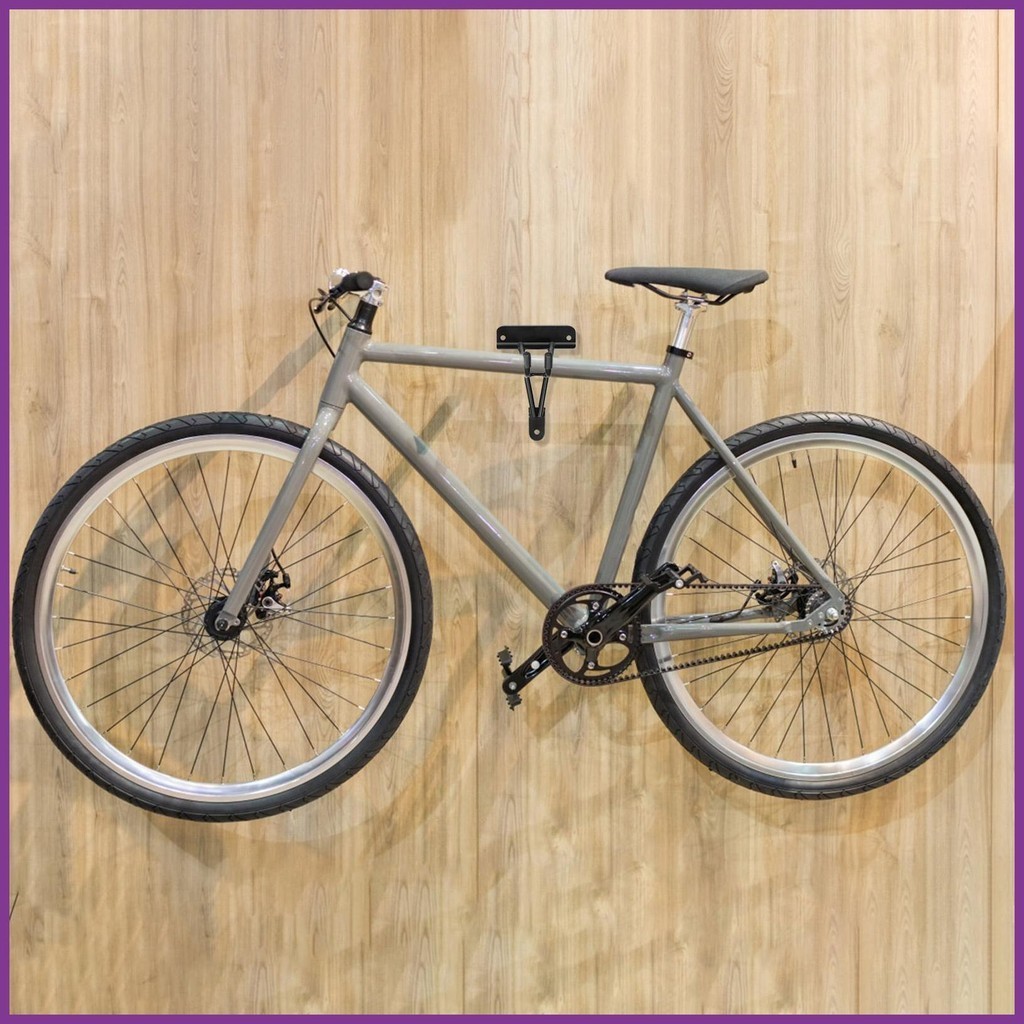 Bike Rack Wall Steel Horizontal Bicycle Indoor Storage Rack Sturdy Bike ...