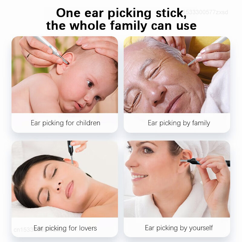 For Xiaomi SUNUO Smart Visual Ear Picker Cleaner Wireless Luminous Earpick  With Camera HD Otoscope Endoscope Ear Wax Remover Tools | Shopee Singapore