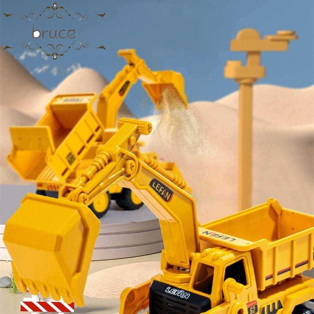 BRUCE1 Engineering Car Toy, ABS Vehicles Toy Large Bulldozer Toy ...