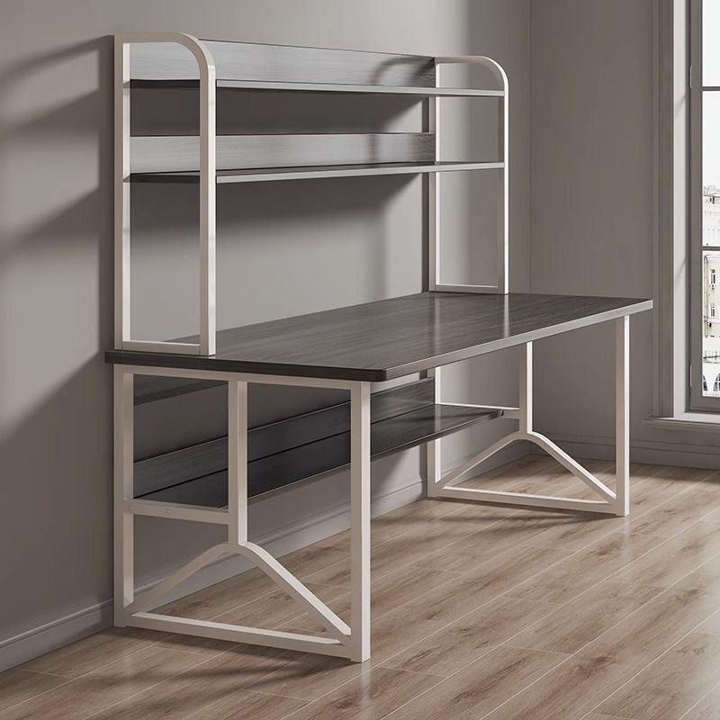 Desktop Computer Desk Study Desk Student Home Use Bookshelf Integrated ...