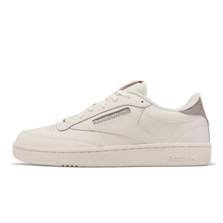 Reebok club c hot sale 85 chalk trainers