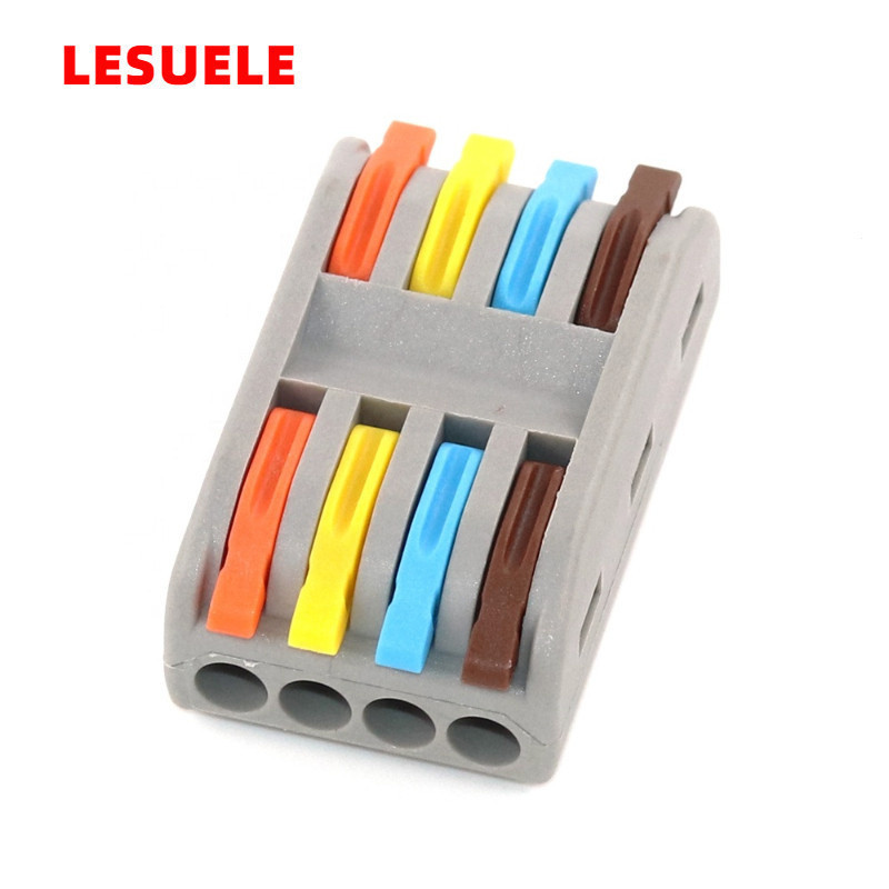 2-5 Pin Quick Docking Wire Connector Terminal Block Universal Compact ...
