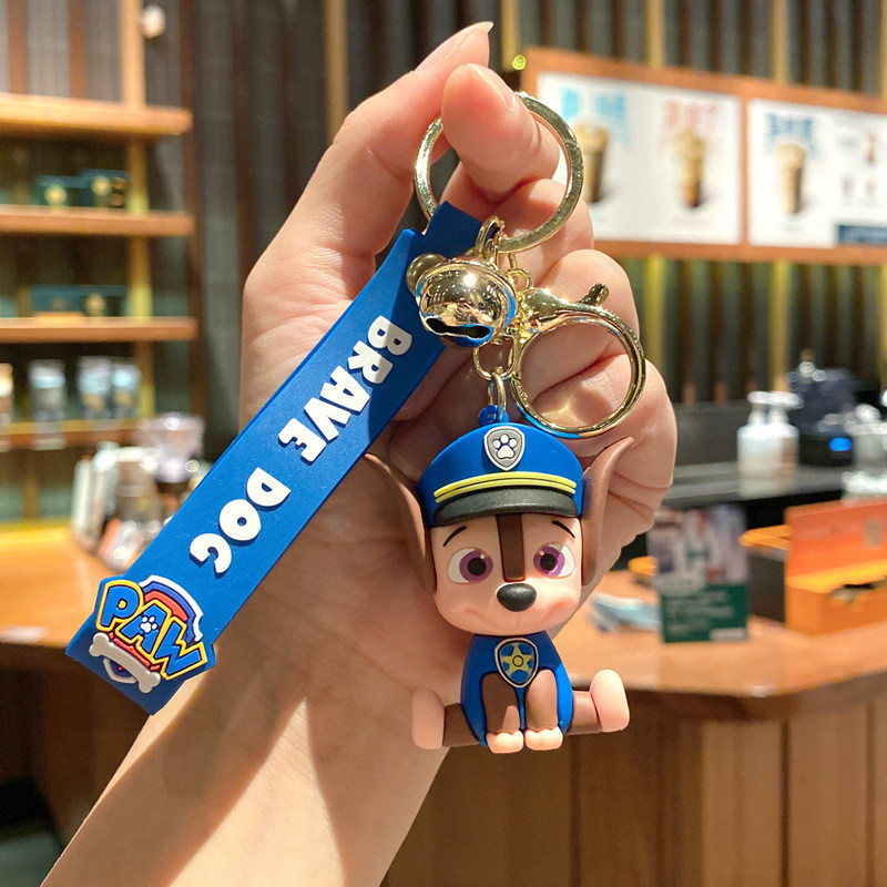 Paw Patrol Chase Skye Rocky Marshall Keychain Cute Doll Puppet Pendant Key Chain Schoolbag Pendant Kids Student Gifts Shopee Singapore