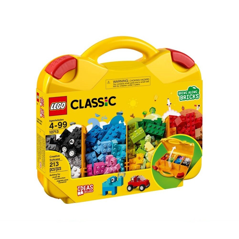 LEGO Classic Creative Suitcase 10713 Building Kit 213 Piece Kids Construction Toys Shopee Singapore