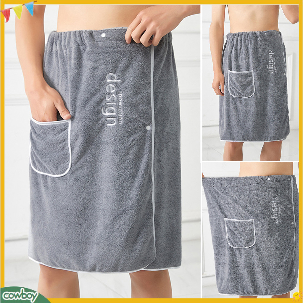 cowboy Secure Buckle Bath Towel Men Bath Towel Quick Dry Men's Bath