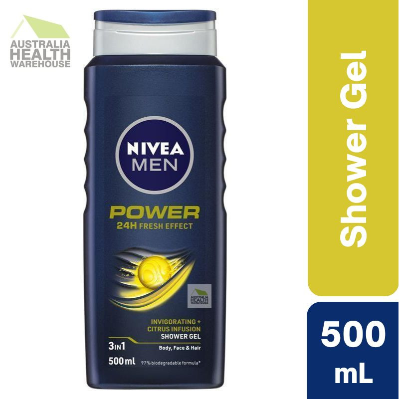 [EXPIRY August 2024] Nivea Men Power Shower Gel 500mL Shopee Singapore