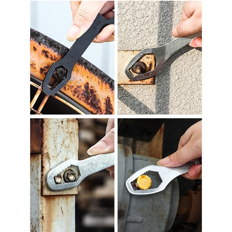 Alilin Multifunctional Wrench 8-24mm Universal Wrench Selves Tightening ...