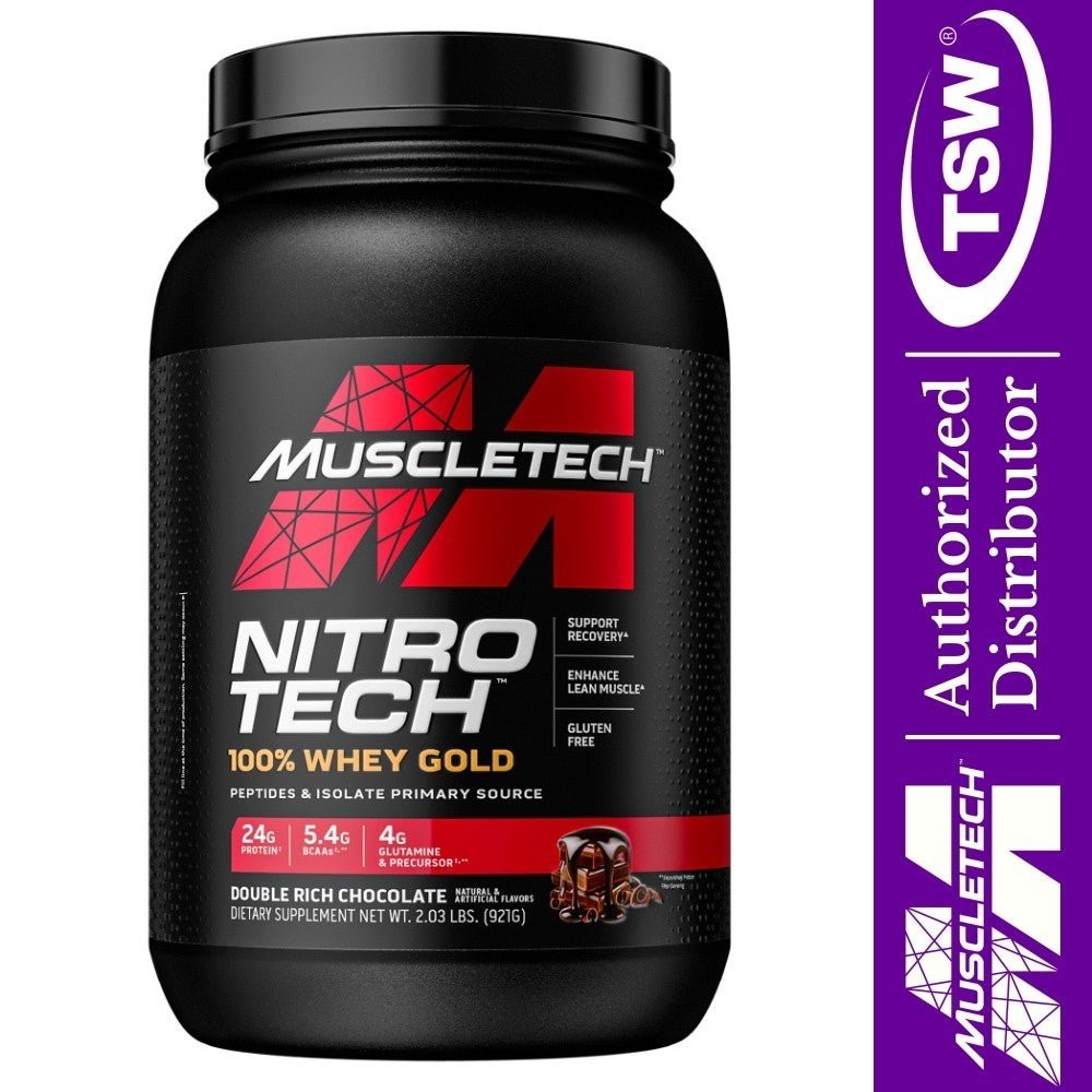 Nitro Tech, Whey Peptides & Isolate Lean Musclebuilder, Milk