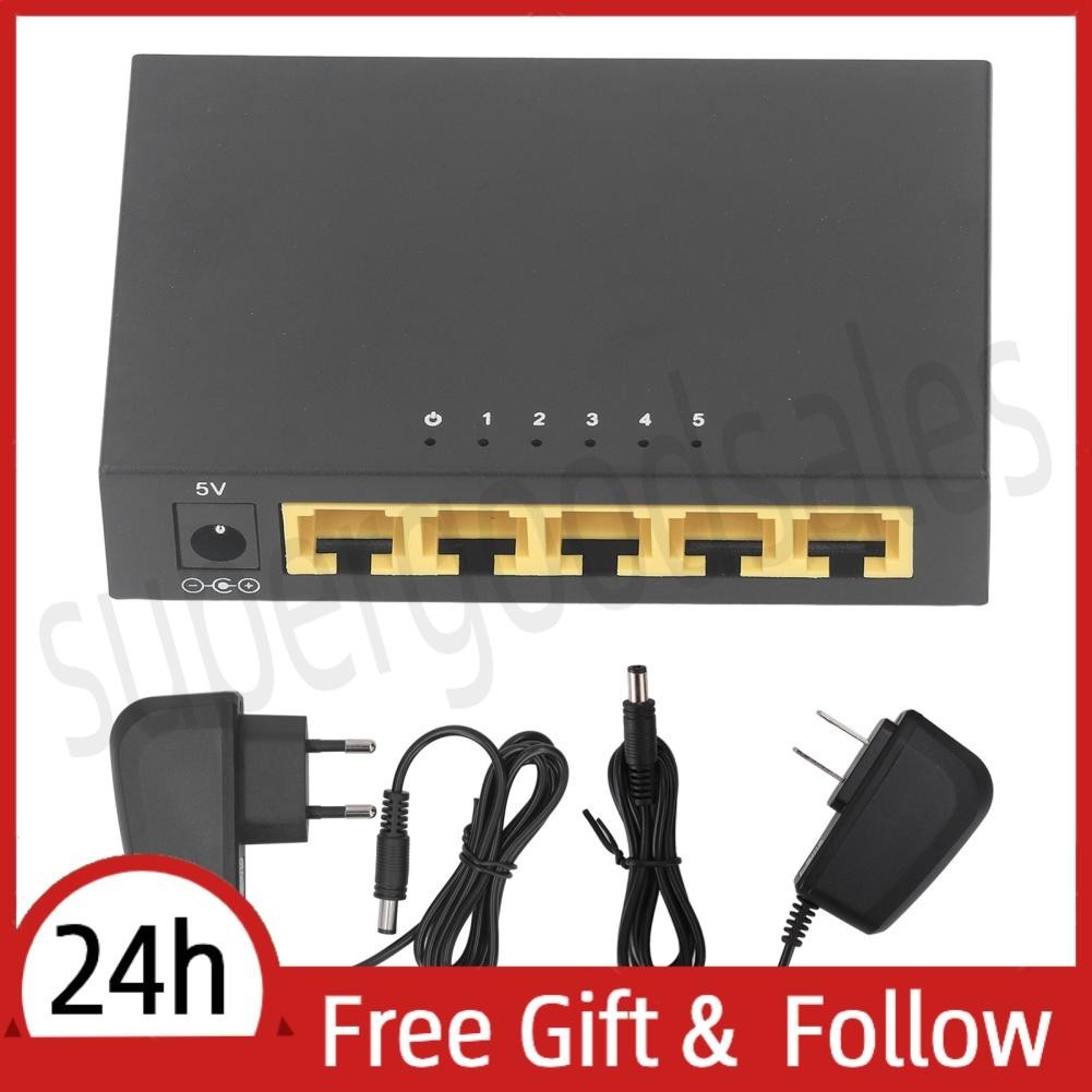 Supergoodsales Network Switch VLAN Mode Auto MDI MDIX 5 Ports