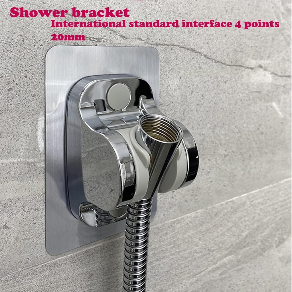 DDhome Shower Head Holder Wall Mounted Shower Holder Bathroom Accessory