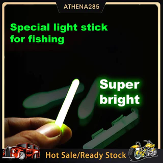50Pcs Fishing Glow Stick Bright Green Fluorescent Light Rod Tip