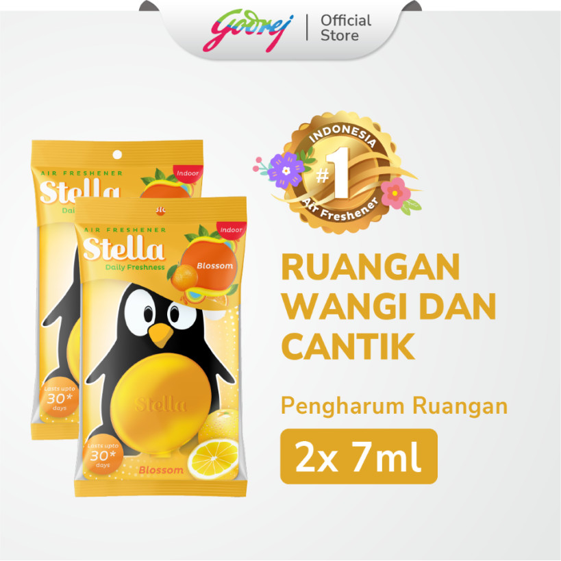 Stella Daily Freshness Indoor Blossom 7 ml x 2 pcs - Pengharum Ruangan