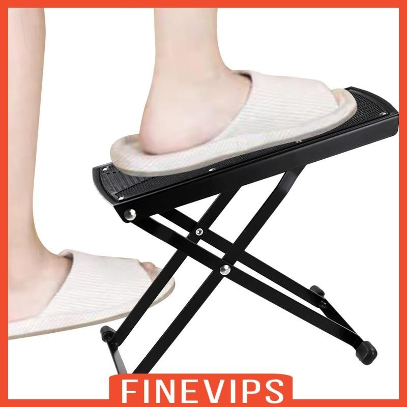 [Finevips] Guitar Foot Stool Guitar Foot Rest Easy Storage Footrest 6