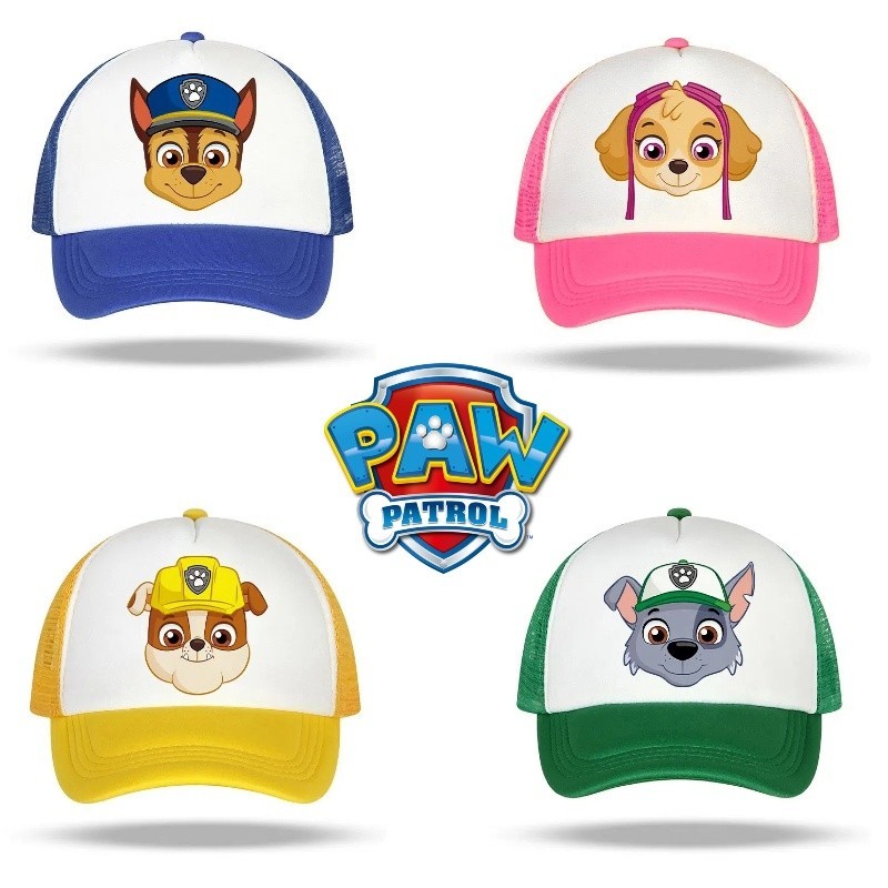 PAW Patrol cartoon printed baseball cap breathable sun hat polyester ...