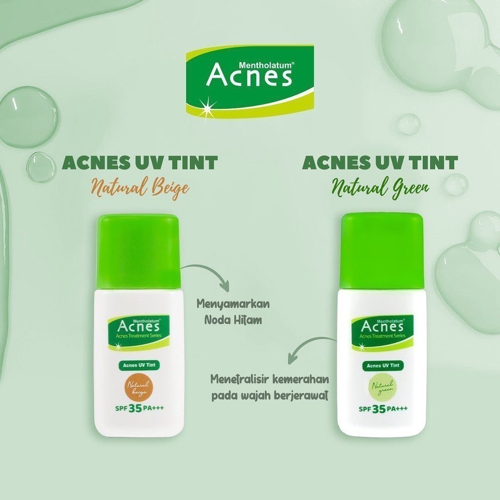 Acnes UV Tint Spf 35 PA+++ 30gr / SunScreen / Merah Jingga Official - Gambar 2