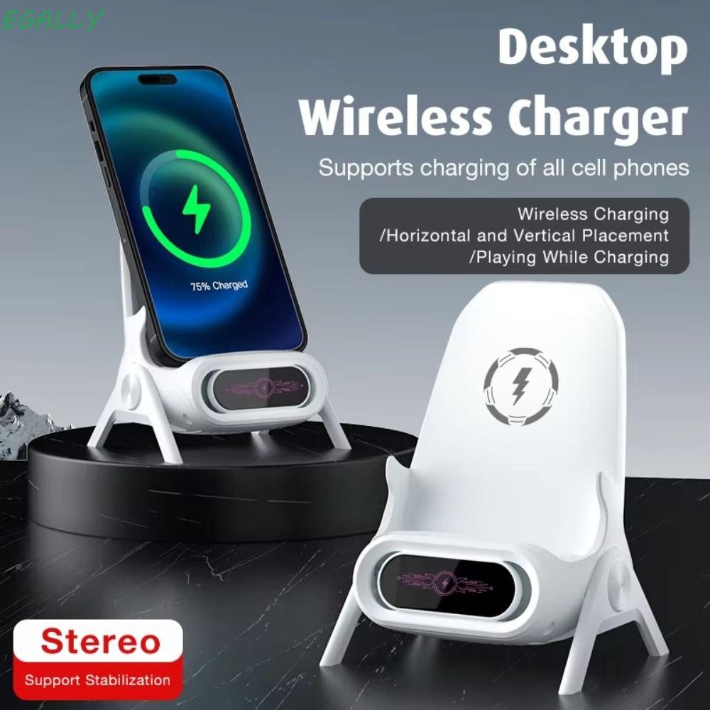 EGALLY Wireless Charger, Mini Chair Fast Charging Desktop Phone Stand ...