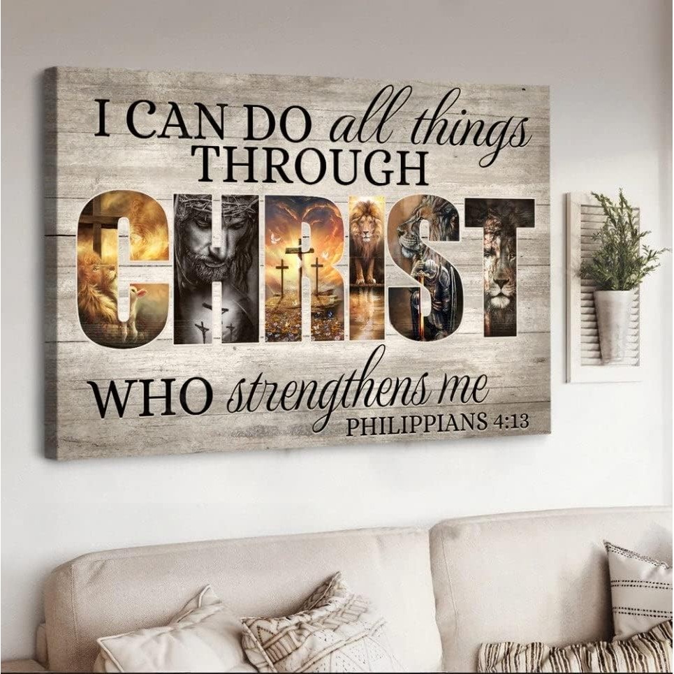 I Can Do All Things Through Christ Metal Wall Art, 17