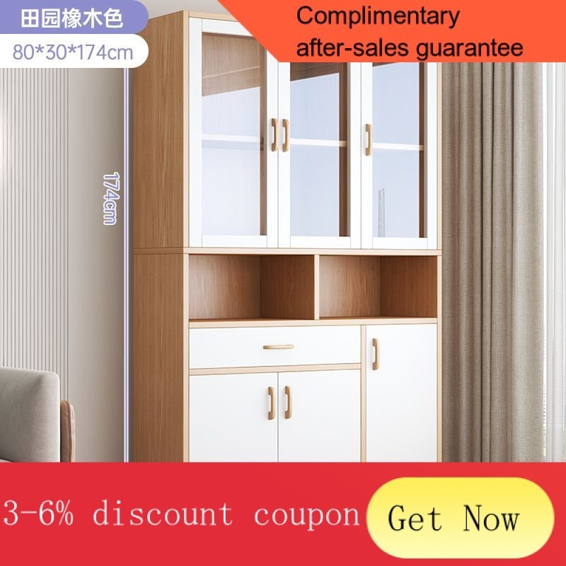 YQ62 Burlywood DustProof Bookcase Modern Minimalist Living Room