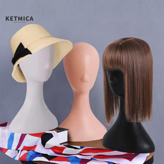 Head Model Abstract Long Neck Foam Female Mannequin Wig Hat Glasses Display  Stand Model for Business