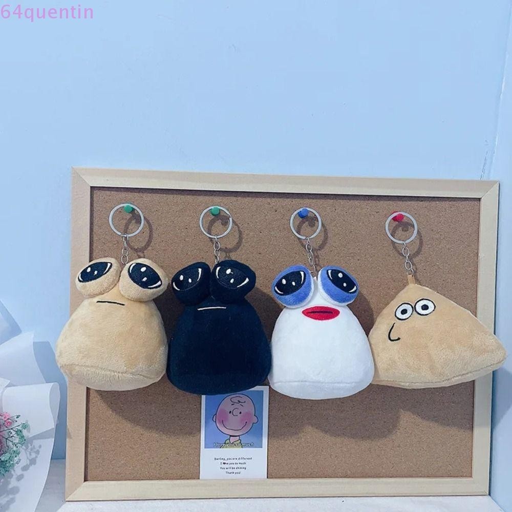 QUENTIN My Pet Alien Pou Plush Keychain, Interesting Cartoon Animal Pou ...