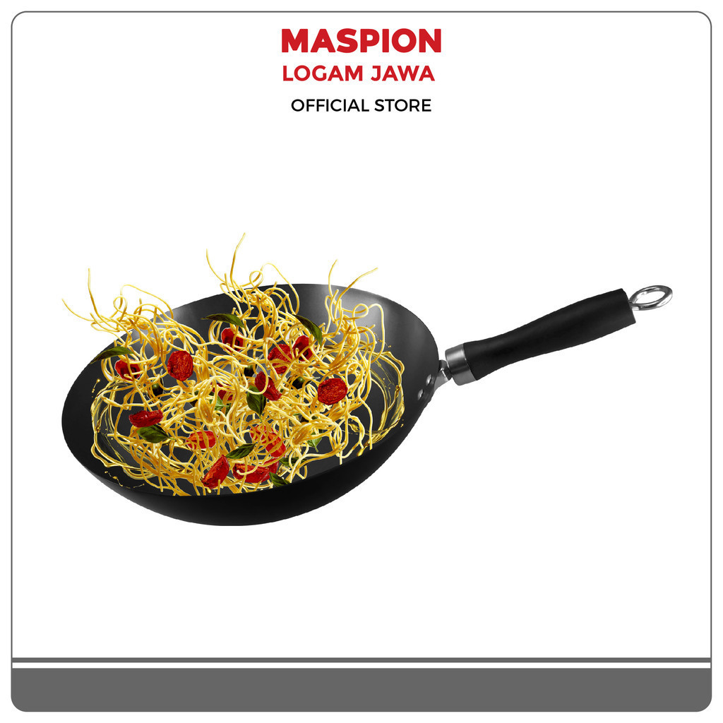 Maspion Maslon Wajan Anti Lengket Basic Classic Wok - Gambar 2