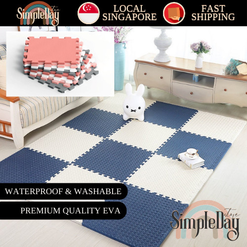 ⭐SG⭐ Kids Baby Play Mat EVA Foam Floor Tiles | Interlocking Mat for ...