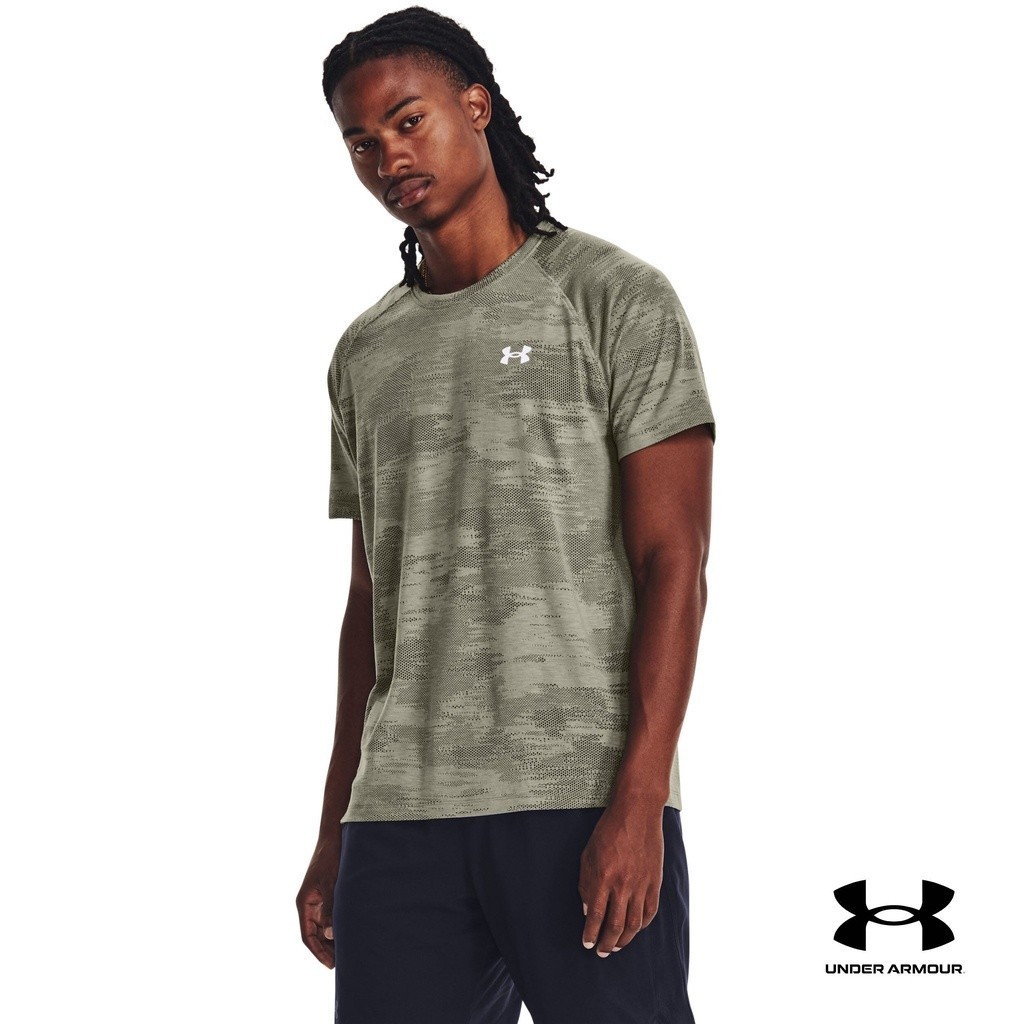 Under Armour Men's UA Streaker Speed Camo Short Sleeve | Shopee Singapore